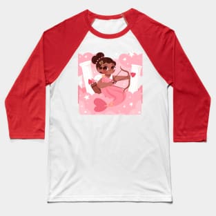 Cupid Mermaid Baseball T-Shirt